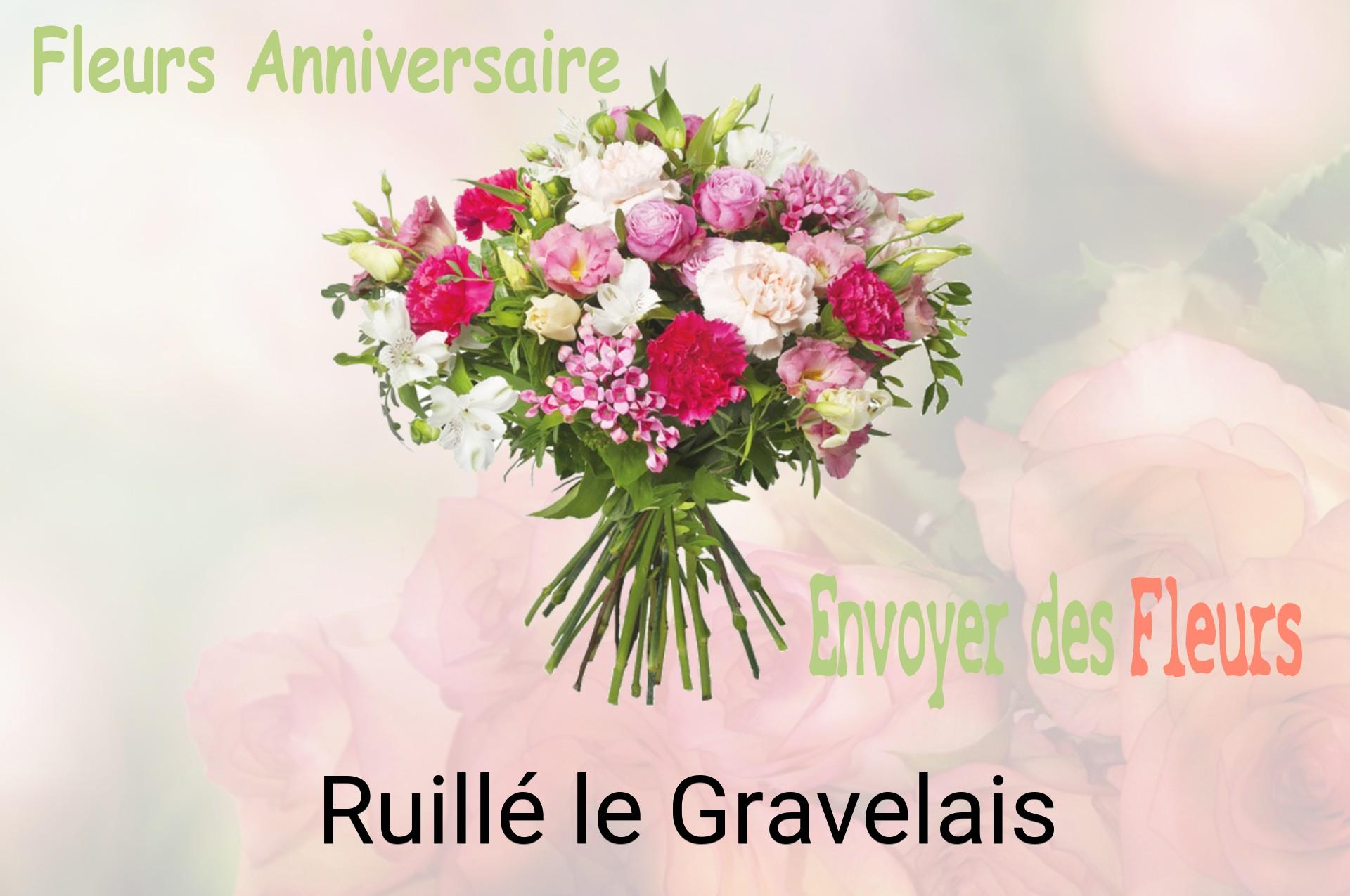 Bouquet de fleurs d’anniversaire livré à Ruillé-le-Gravelais